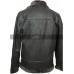 Men's Aviator Flight Fur Shearling B3 Hooded Black Leather Jacket