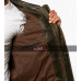 Men Cowhide Genuine Leather Brown Jacket 
