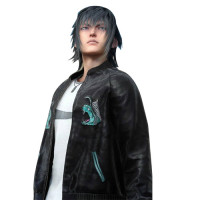 Final Fantasy XV Behemoth Noctis Lucis Caelum Bomber Costume Leather Jacket