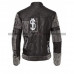 Men Philipp Plein Punk Rock Studded Black Leather Jacket