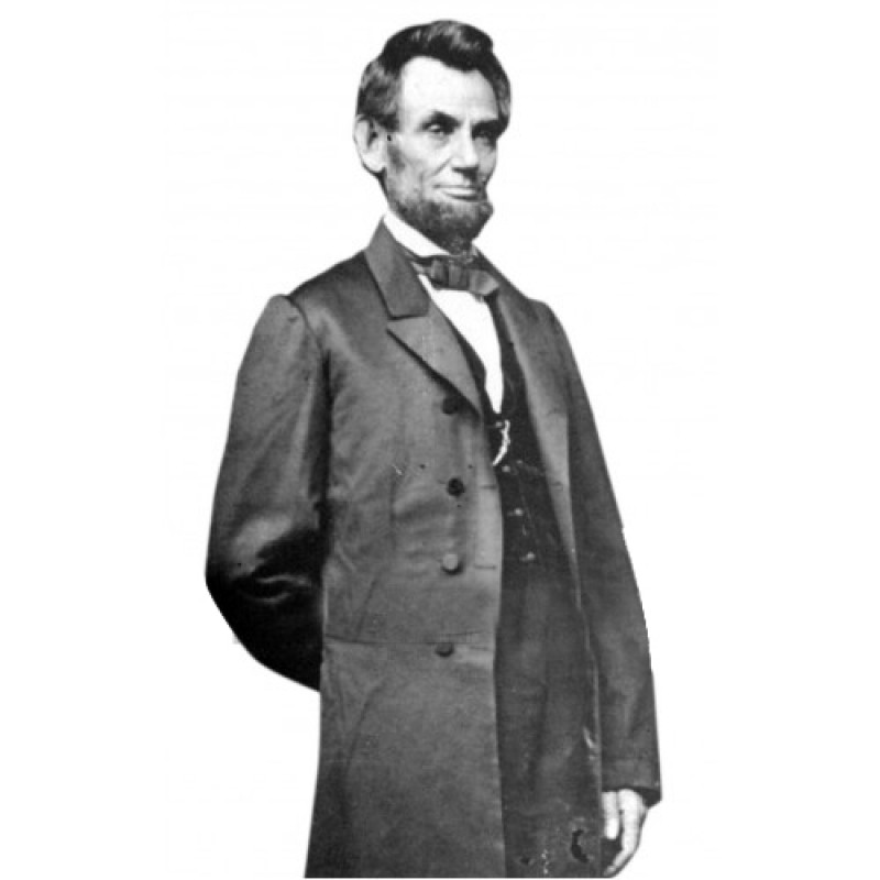 Abraham Lincoln (16th US President) Black Long Cotton Coat