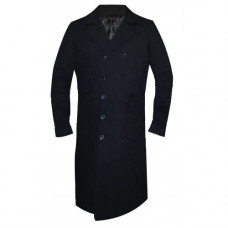 The World's End Gary King (Simon Pegg) Black Cotton Trench Coat 