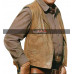 The Cowboys John Wayne Brown Leather Vest