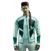 Shatterstar Deadpool 2 Lewis Tan Leather Jacket