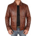 Mens Top Tom Cruise USAAF G1 Removable Fur Collar Multiple Patches Aviator Pilot Bomber Leather Jacket