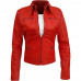 Once Upon a Time Emma Swan Costume Red Leather Jacket