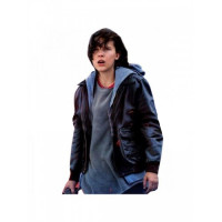 Godzilla: King of the (Monsters Millie Bobby Brown) Black Leather Jacket