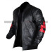 8 Ball Patrick Warburton Black Leather Jacket | Men’s Bomber Jacket 