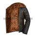 Men's Sheepskin B3 Raf Fur Shearling Brown Leather Jacket
