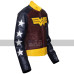 Wonder Woman Princess Diana Biker Costume Leather Jacket