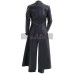 Resident Evil 5 Albert Wesker Black Costume Trench Leather Coat