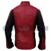 SpiderMan Logo Red And Black Motorcycle Leather Jacket