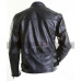 Steve McQueen Gulf Le Mans Motorcycle Black Leather Jacket