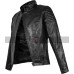 Metal Gear Solid Black Motorcycle Leather Jacket