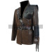 Malcolm Merlyn Dark Archer Arrow Brown Leather Jacket