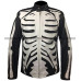 Men's Skeleton Sketch Bones Biker Leather Jacket