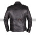 A Long Way Down Aaron Paul (JJ) Belted Biker Black Leather Jacket