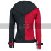 Harley Quinn Suicide Squad Red And Black Cotton Jacket