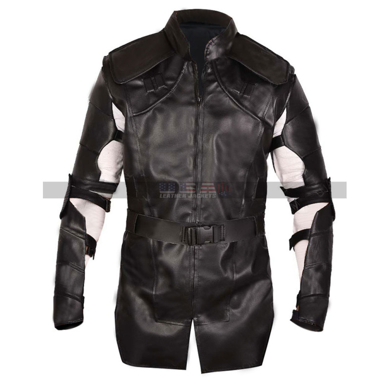 Avengers Endgame Hawkeye Jeremy Renne Cosplay Leather Jacket
