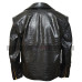 Suicide Squad Killer Croc Lapel Collar Black Leather Jacket