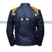 Star Trek Beyond Cosplay Captain James T. Kirk  Blue Leather Jacket