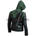 Stephen Amell Green Arrow TV Series Leather Jacket