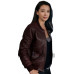 The Meg Bingbing Li (Suyin) Bomber Brown Leather Jacket