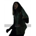 Olivia Munn The Predator Casey Bracket Green Cotton Jacket