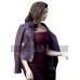 Oceans 8 Daphne Kluger (Anne Hathaway) Purple Leather Jacket