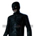 Gotham Bruce Wayne Quilted Shoulders Black Leather Jacket