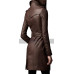 Stana Katic Castle Kate Beckett Brown Trench Leather Coat