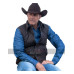 Yellowstone Kevin Costner (John Dutton) Quilted Satin Vest