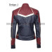 Captain Marvel Carol Danvers Costume Leather Jacket
