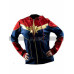 Captain Marvel Carol Danvers Brie Costume Hoodie Cotton Jacket