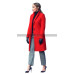 Jennifer Lopez Second Act Movie 2018 Maya Red Wool Trench Coat