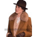 The Gentlemen Costume Michelle Dockery Brown Wool Trench Coat