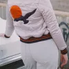 70’s Silver Wings Bomber Jacket
