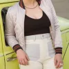 70’s Silver Wings Bomber Jacket