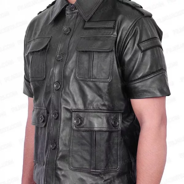 Gladiolus Amicitia Final Fantasy XV Black Leather Jacket