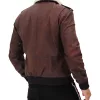 Mens Pierson Bomber Jacket With Shearling Collar