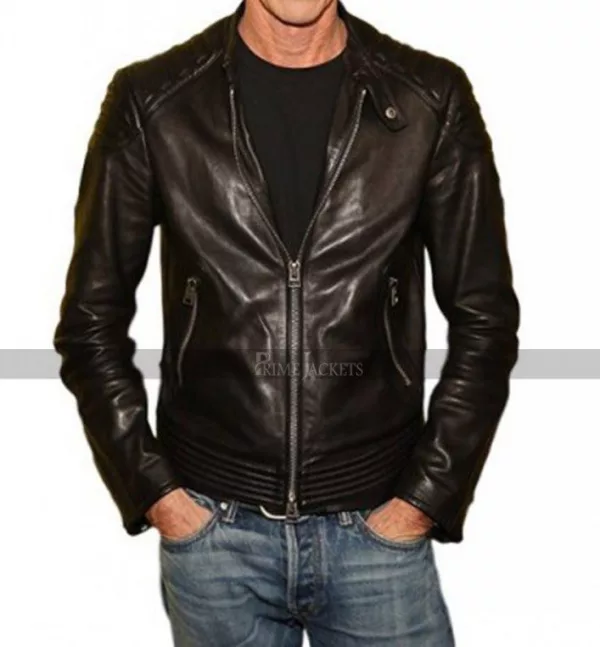 A Quiet Place Premiere Michael Bay Biker Jacket