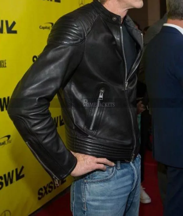 A Quiet Place Premiere Michael Bay Biker Jacket