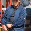 The Terminal List Chris Pratt Blue Jacket