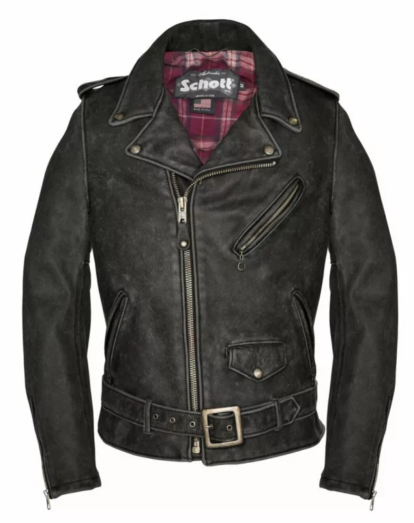 Biker Leather Moto Jacket