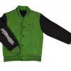 Unspeakable Green and Black Varsity Jacket