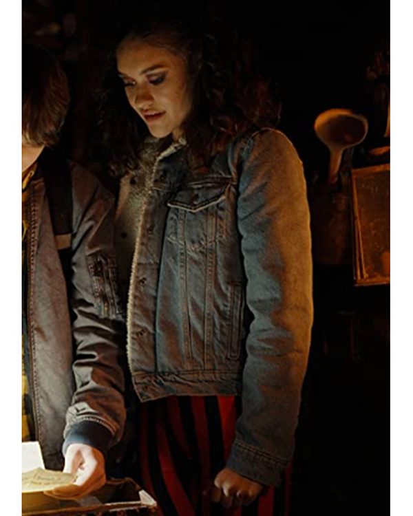 Marissa Reyes Spirit Halloween Denim Jacket