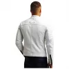 Biker Genuine Leather Men Lambskin White Jacket