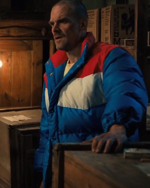 Jim Hopper Stranger Things Season4 Puffer Jacket