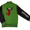 Unspeakable Green and Black Varsity Jacket