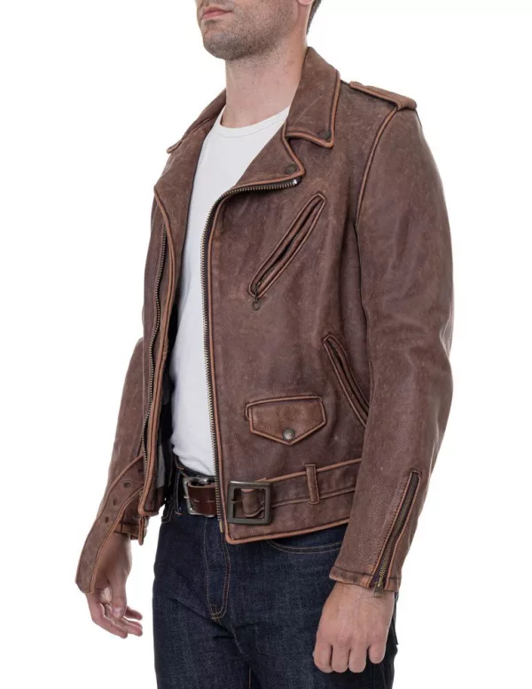 Biker Leather Moto Jacket
